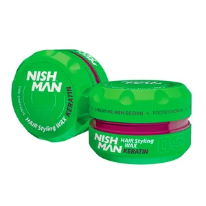 Cera para Peinar Nishman Tipo Aqua Wax 05 Keratin 150ml